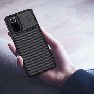 Nillkin CamShield case for Xiaomi Redmi Note 10 Pro Black Glass Alogy