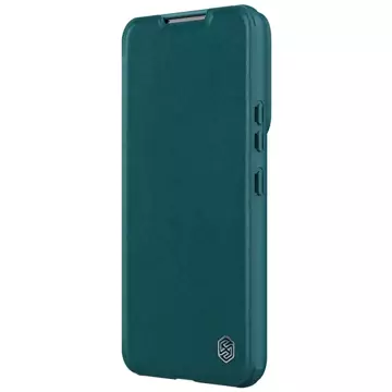 Nillkin Qin Leather Pro Case Samsung Galaxy S23 Flip Cover Camera Cover Green