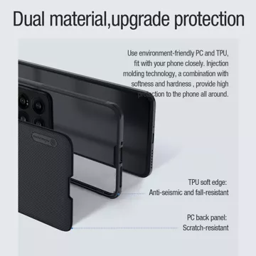 Nillkin Super Frosted Shield Pro Magnetic Case for Xiaomi 14 Pro - black