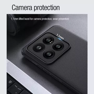 Nillkin Super Frosted Shield Pro Magnetic Case for Xiaomi 14 Pro - black