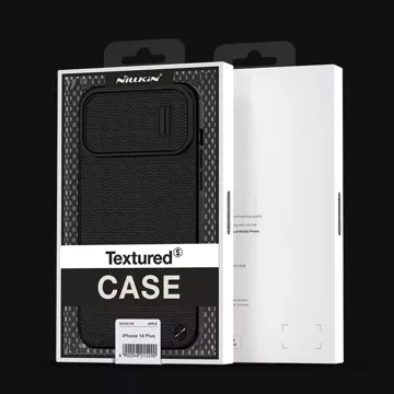 Nillkin Textured S Case iPhone 14 Plus armored cover with camera cover, black