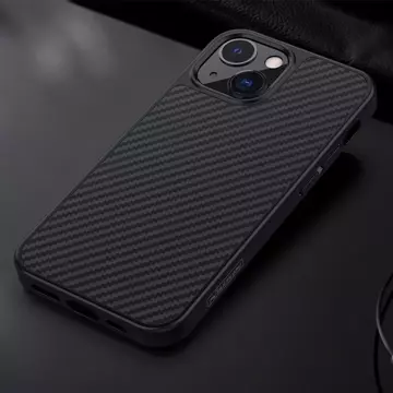 Nillkin case Synthetic Fiber Carbon iPhone 13 black