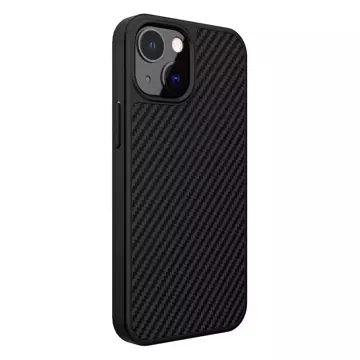 Nillkin case Synthetic Fiber Carbon iPhone 13 black