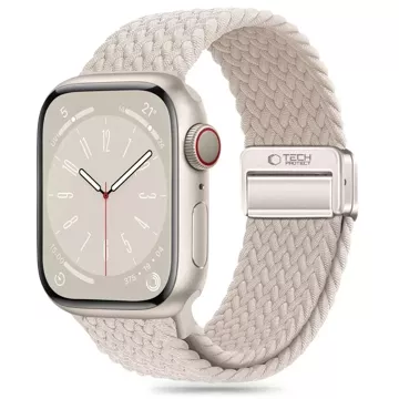 Nylon strap for Apple Watch 4 / 5 / 6 / 7 / 8 / 9 / SE / ULTRA 1 / 2 (42 / 44 / 45 / 49 mm) NylonMag Starlight