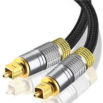 Optical digital cable Alogy 6.0mm Audio TV PC cable 1.8m