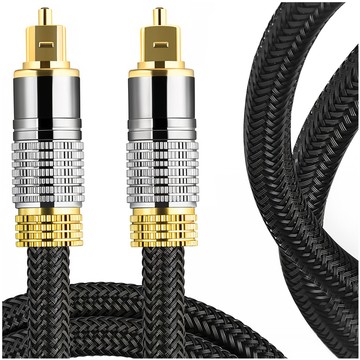 Optical digital cable Alogy 6.0mm Audio TV PC cable 1.8m