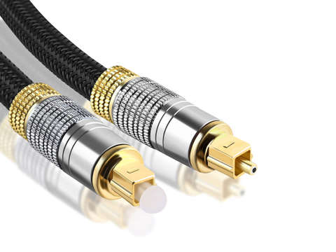 Optical digital cable Alogy 6.0mm Audio TV PC cable 1.8m