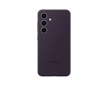 Original Silicone Case EF-PS921TEEGWW for Samsung Galaxy S24 dark purple blister