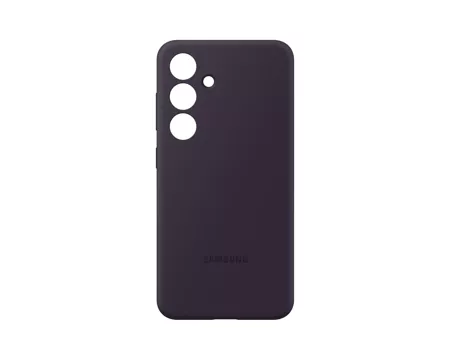 Original Silicone Case EF-PS921TEEGWW for Samsung Galaxy S24 dark purple blister
