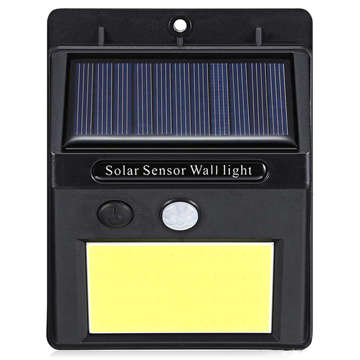 Outdoor solar LED lamp with a motion and twilight sensor 48 LED COB