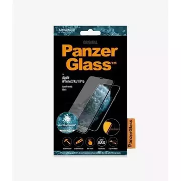 PanzerGlass E2E Super glass for iPhone X/XS /11 Pro Case Friendly black/black