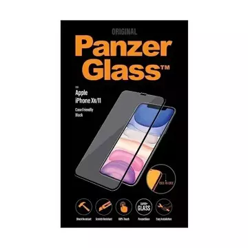 PanzerGlass E2E Super glass for iPhone XR/11 Case Friendly black/black