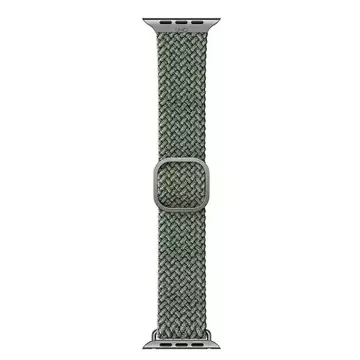 Pasek UNIQ Aspen do Apple Watch 40/38/41mm Series 4/5/6/7/8/SE/SE2 Braided zielony/cypress green