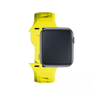 Pasek do smartwatcha 3mk Silicone Watch Strap do Apple Watch 42/44/45/49 mm Yellow