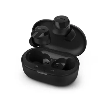 Philips TWS In-Ear Bluetooth True Wireless Headphones Black Phil-tat1209bk/00