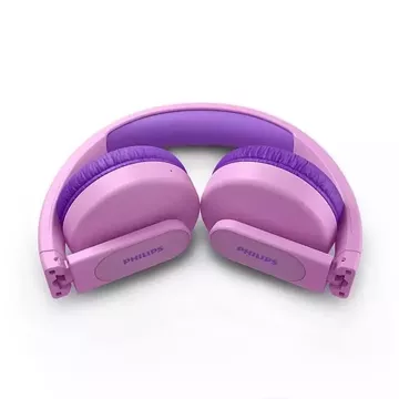 Philips wireless Bluetooth on-ear headphones for kids pink Tak4206pk