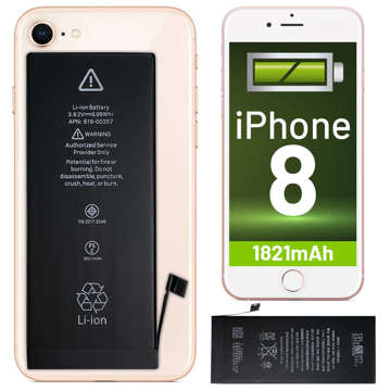 Phone Replacement Battery For Apple iPhone 8 8G 1821mAh A1863 A1905