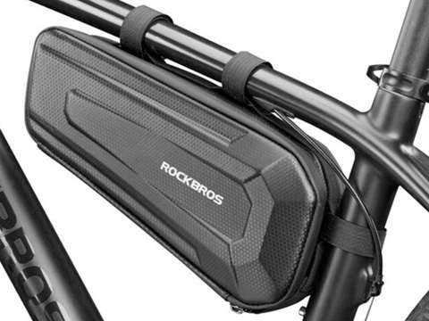 Pouch bag bicycle pannier frame bicycle holder RockBros B66 Black