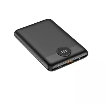 Powerbank External battery (POWER BANK) VEGER S11 - 10,000mAh LCD Quick Charge PD 22.5W black (W1140)