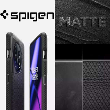 Protective Spigen Liquid Air phone case for OnePlus 11 5G Matte Black