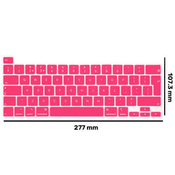 Protective cap Alogy keyboard cover for Apple Macbook Pro 13/ Pro 16 Pink