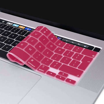 Protective cap Alogy keyboard cover for Apple Macbook Pro 13/ Pro 16 Pink