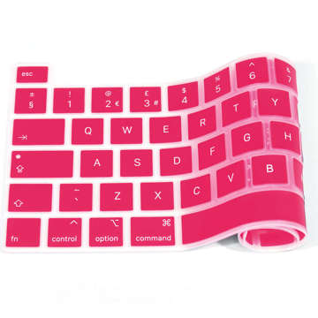 Protective cap Alogy keyboard cover for Apple Macbook Pro 13/ Pro 16 Pink