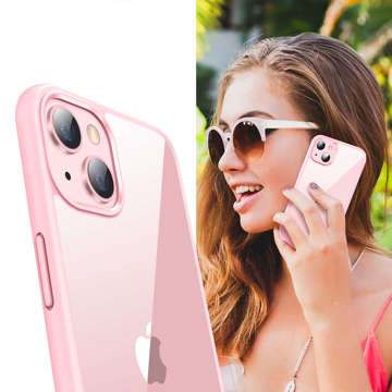 Protective case Alogy Hybrid Candy Case for Apple iPhone 13 pink-transparent