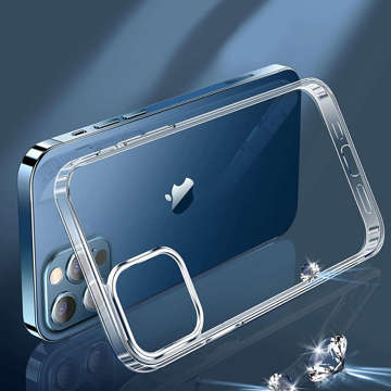 Protective case Alogy Hybrid Case Super Clear for Apple iPhone 12 Pro Max Clear Glass