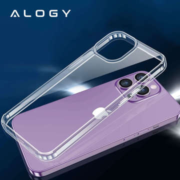 Protective case Alogy Hybrid Case Super Clear for Apple iPhone 14 Pro Transparent