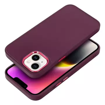 Protective case FRAME case for iPhone 15 Plus purple