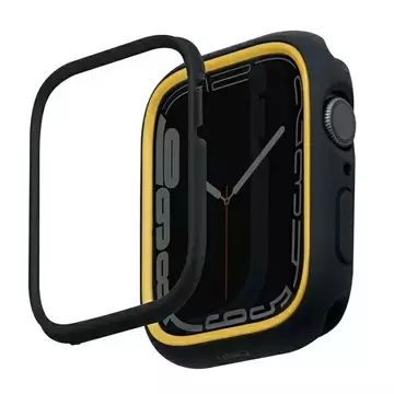 Protective case UNIQ Moduo for Apple Watch Series 4/5/6/7/8/SE 40/41mm black-mustard/midnight-mustard