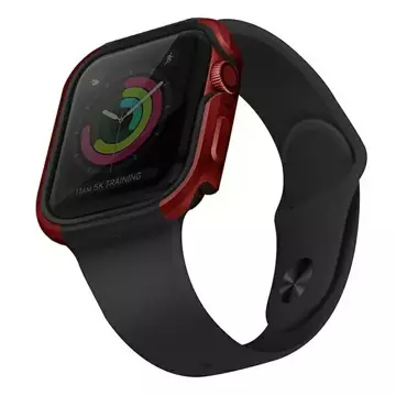 Protective case UNIQ Valencia Apple Watch Series 4/5/6/SE 44mm red/crimson red