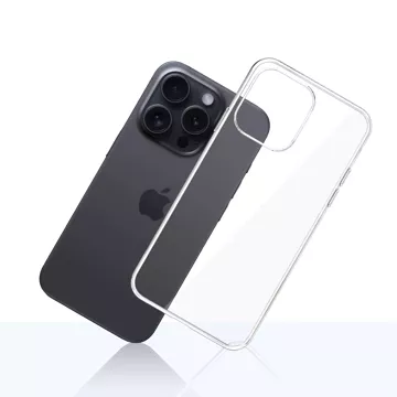 Protective case for Apple iPhone 15 Pro Max 3mk Clear Case Eco