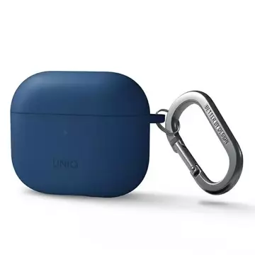 Protective case for UNIQ headphones Nexo case for Apple AirPods 3 Ear Hooks Silicone blue/blue