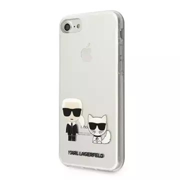 Protective phone case Karl Lagerfeld KLHCI8CKTR for Apple iPhone 7/8/ SE 2020/2022 hardcase Transparent Karl