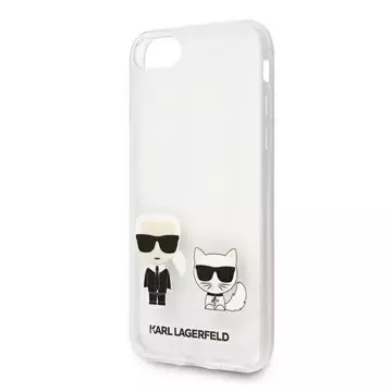 Protective phone case Karl Lagerfeld KLHCI8CKTR for Apple iPhone 7/8/ SE 2020/2022 hardcase Transparent Karl