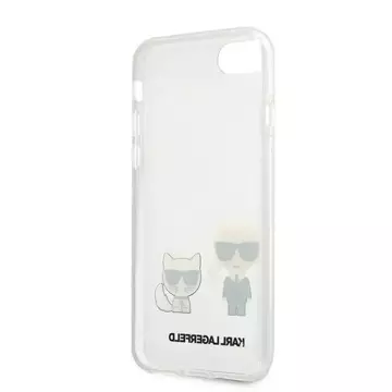 Protective phone case Karl Lagerfeld KLHCI8CKTR for Apple iPhone 7/8/ SE 2020/2022 hardcase Transparent Karl