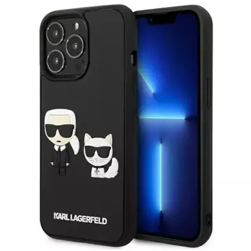 Protective phone case Karl Lagerfeld KLHCP13L3DRKCK for Apple iPhone 13 Pro / 13 6.1" black/black hardcase Karl