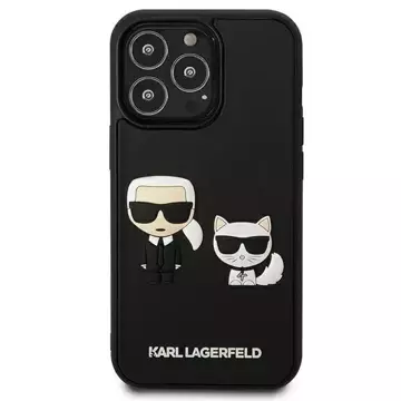 Protective phone case Karl Lagerfeld KLHCP13L3DRKCK for Apple iPhone 13 Pro / 13 6.1" black/black hardcase Karl