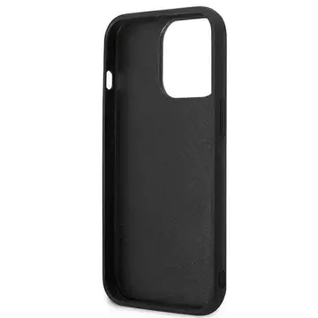 Protective phone case Karl Lagerfeld KLHCP13L3DRKCK for Apple iPhone 13 Pro / 13 6.1" black/black hardcase Karl