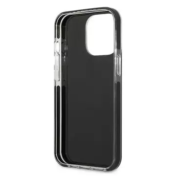 Protective phone case Karl Lagerfeld KLHCP13LTPE2TK for Apple iPhone 13 Pro / 13 6.1" hardcase black/black Karl