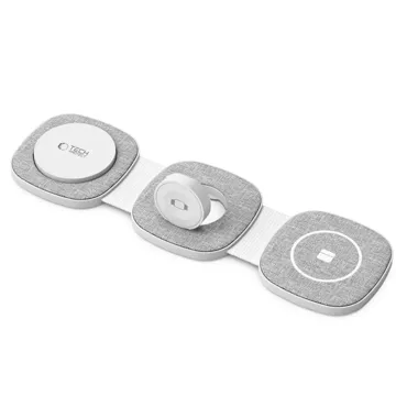 QI15W-A24 3IN1 Magnetic MagSafe Wireless Charger for iPhone, Airpods, Apple Watch Gray