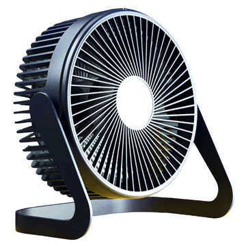 Quiet Alogy Desk Fan Portable USB Wired Desktop Fan Navy blue