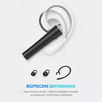 ROCK SPACE Torch Bluetooth Car Headset Blue