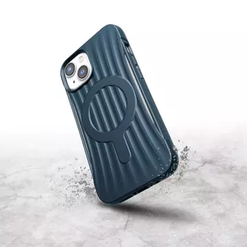 Raptic Clutch Built Case for iPhone 14 with MagSafe back cover blue