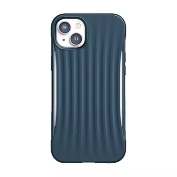 Raptic Clutch Case for iPhone 14 Plus with blue back cover