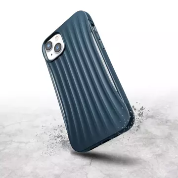 Raptic Clutch Case for iPhone 14 Plus with blue back cover