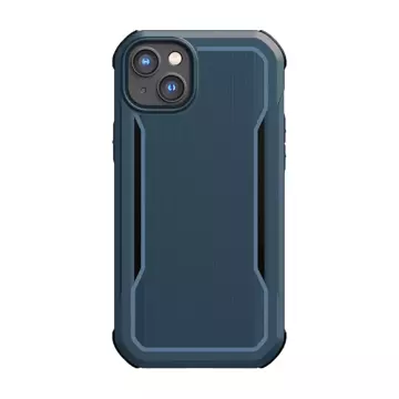 Raptic Fort Case for iPhone 14 with MagSafe blue armored case