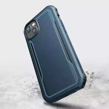 Raptic Fort Case for iPhone 14 with MagSafe blue armored case